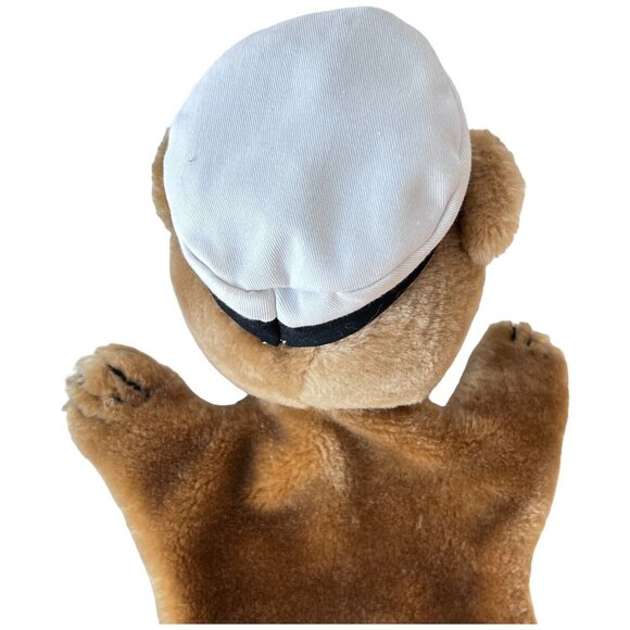 1979 Captain Joshua Bear Hand Puppet A A Happiness Brown Plush June Dutton VTG - Picture 4 of 6